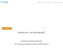 Tablet Screenshot of kombucha-tee.net